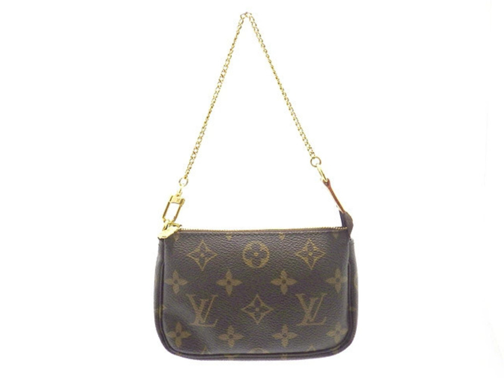 LOUIS VUITTON Bag Pochette Accessoires Pouch Clutch handle Monogram